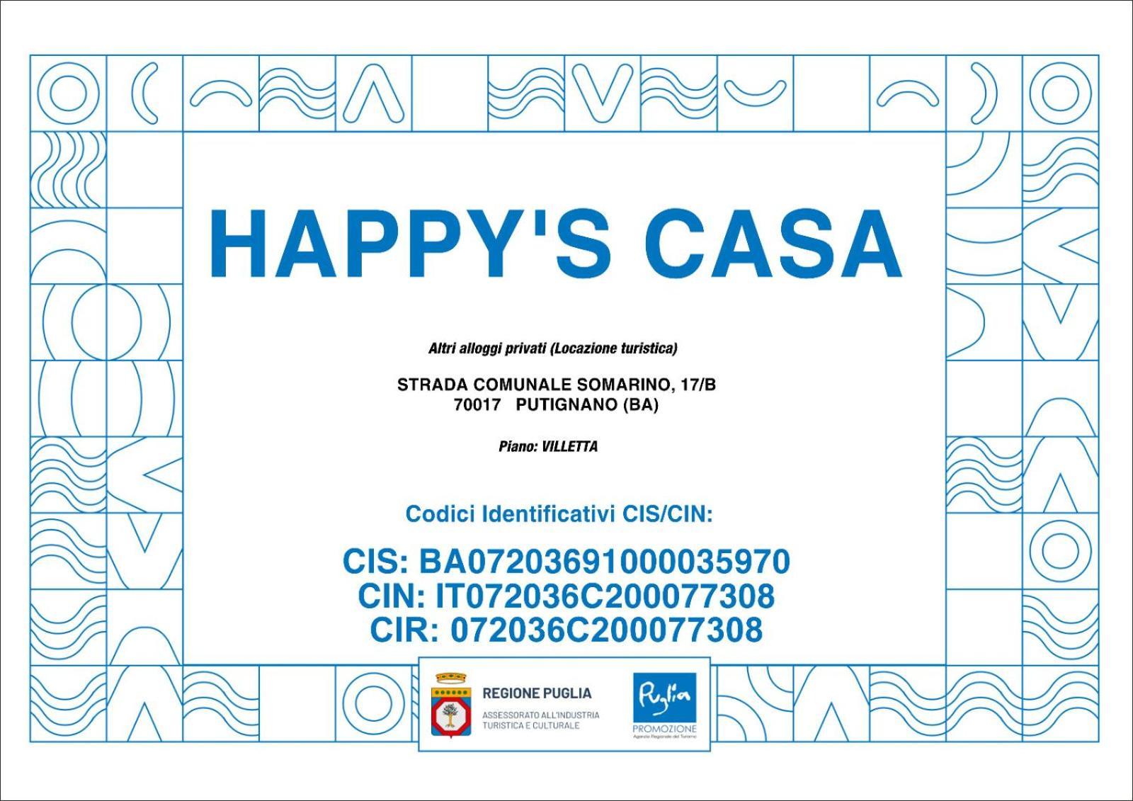 普蒂尼亚诺 Happy'S Casa酒店 外观 照片